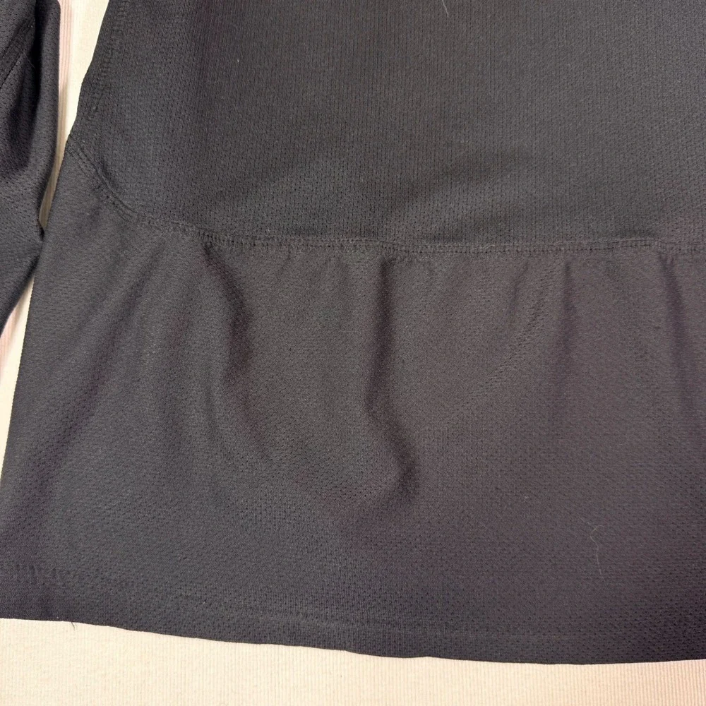 Nike Dri-FIT Training Top Large Black Long Sleeve Mesh Athletic Running Gym